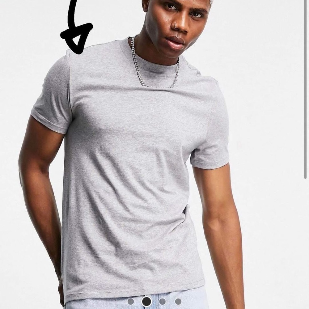 brand new grey t-shirt